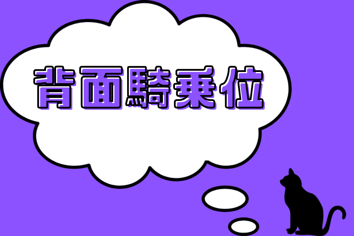 背面騎乗位