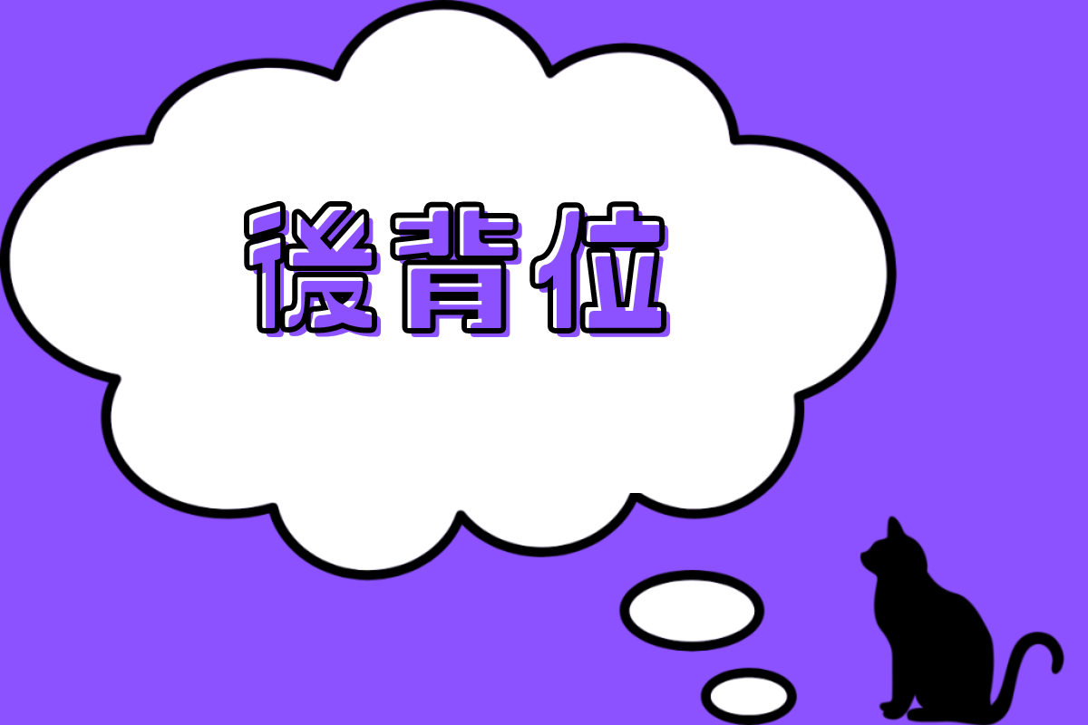 後背位